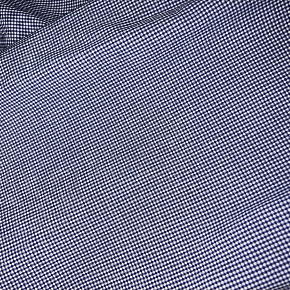 Polo Blue/White Small Checkered Button Down - Regent Classic Fit - Picture 8 of 11